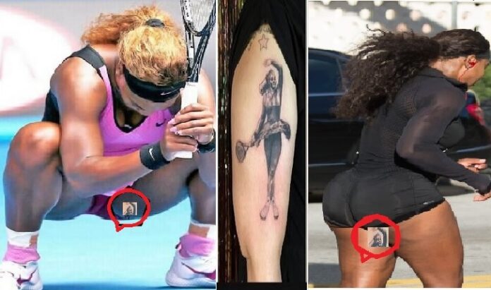 Serena Williams tattoo that are seen